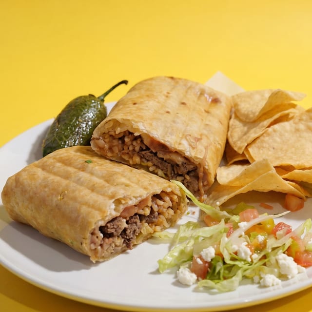 Carne Asada Burrito.